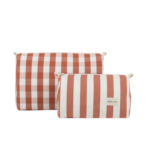 Set Neceser - Red + Off White