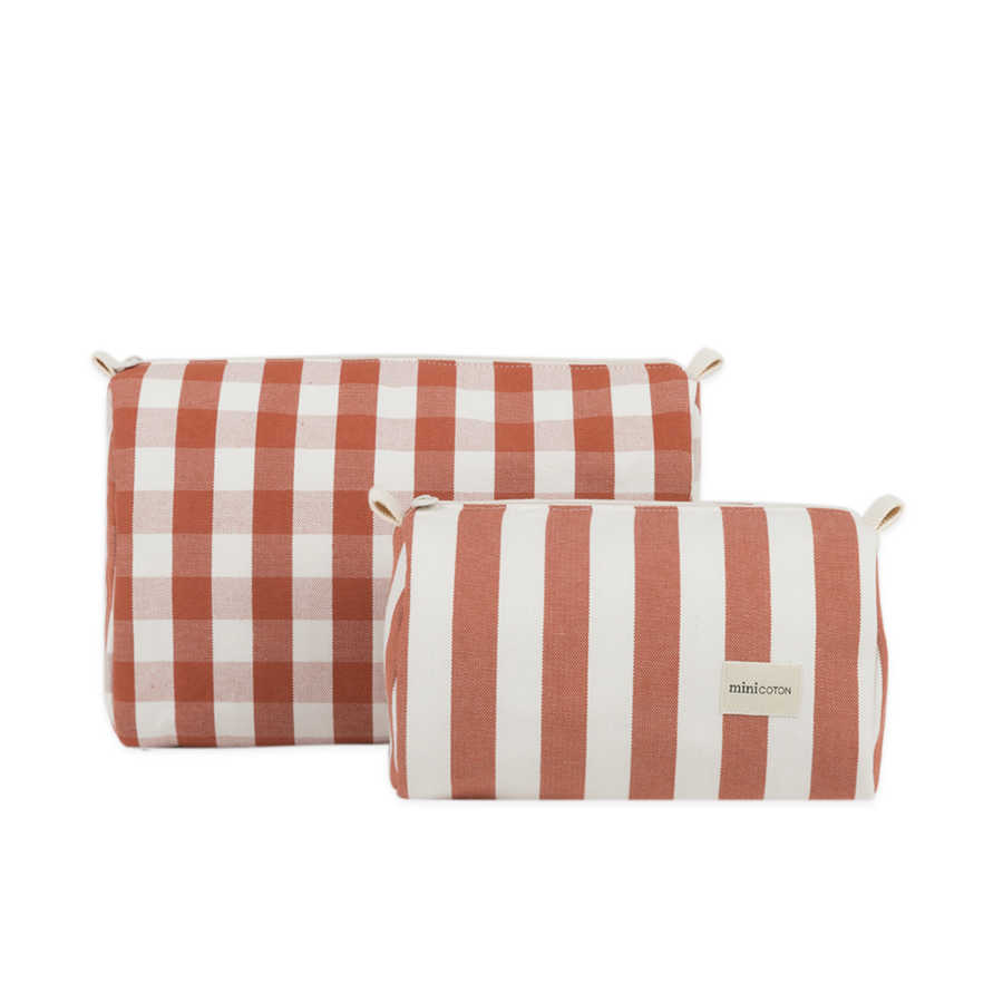 Set Neceser - Red + Off White