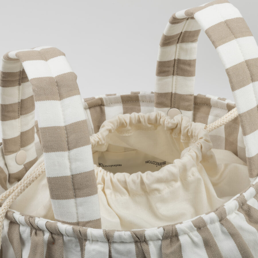 Basket Vichy - Oak + White - PRE ORDER