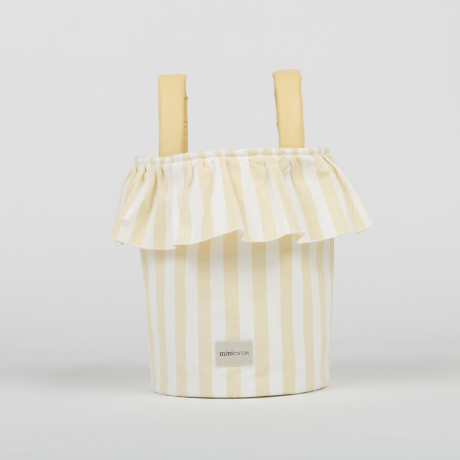 Basket Rayas - Butter + White - PRE ORDER