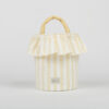 Basket Rayas - Butter + White - PRE ORDER