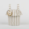 Basket Rayas - Oak + White - PRE ORDER