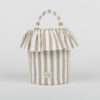 Basket Rayas - Oak + White - PRE ORDER