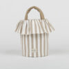 Basket Rayas - Oak + White - PRE ORDER