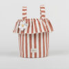 Basket Rayas - Red + Off White