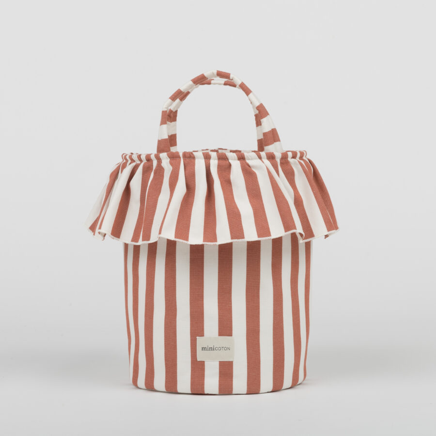 Basket Rayas - Red + Off White