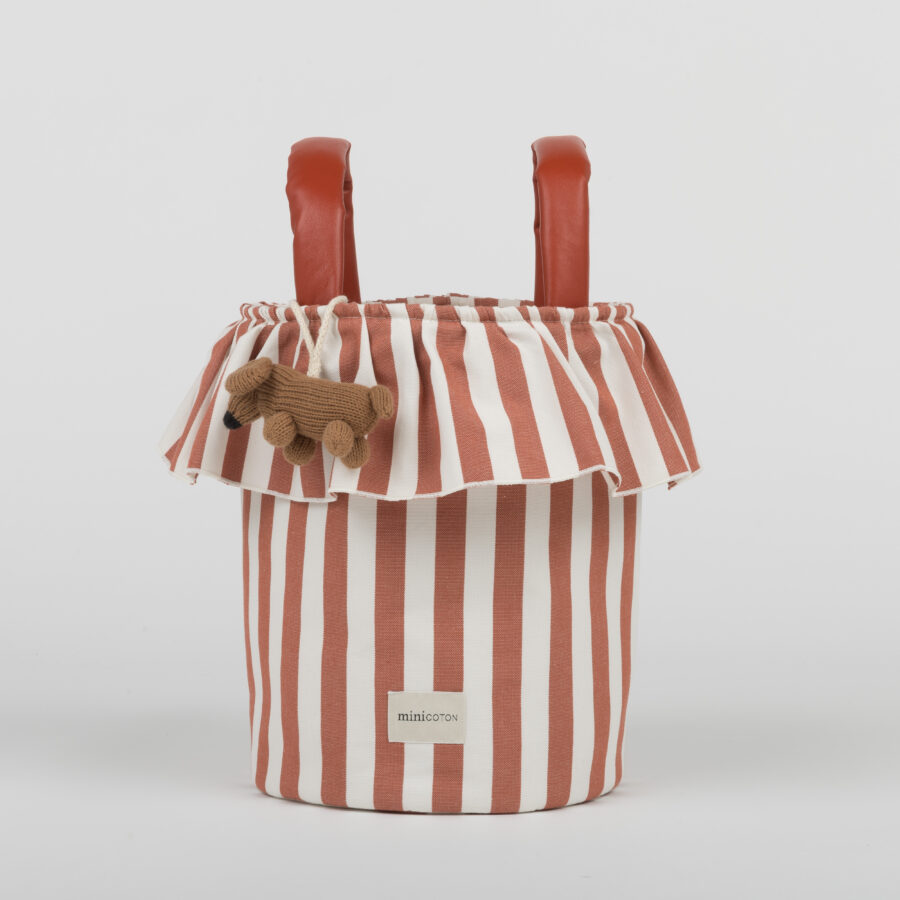 Basket Rayas - Red + Off White