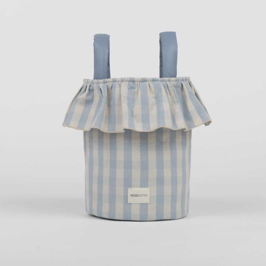 Basket Vichy - Blue + Sand - PRE ORDER