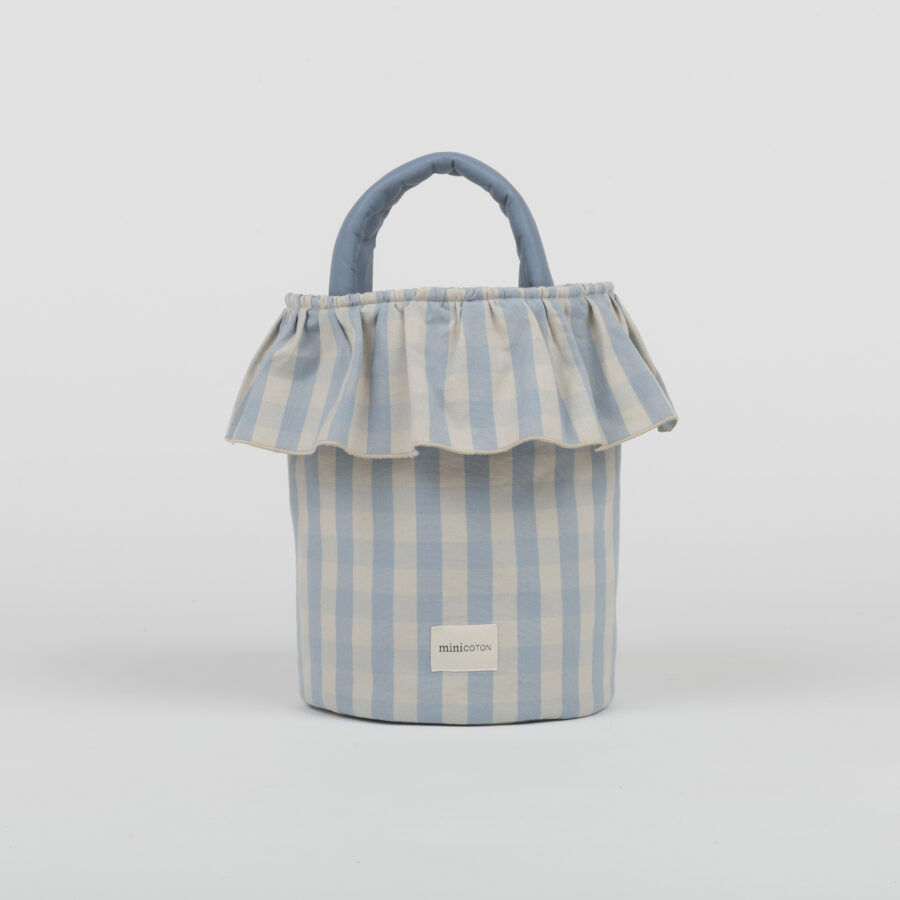 Basket Vichy - Blue + Sand - PRE ORDER