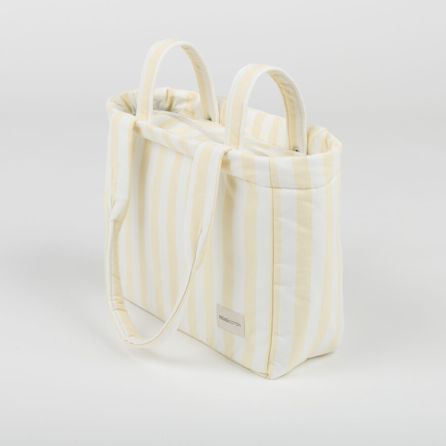 Bolsa Handle Butter + White - PRE ORDER