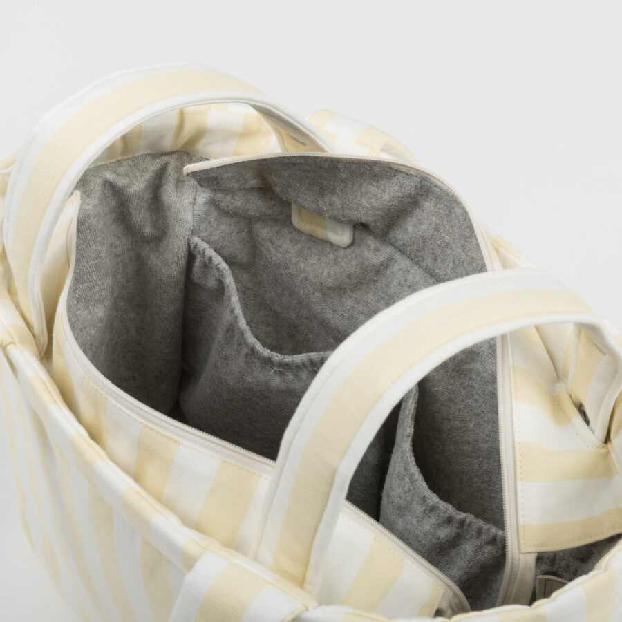 Bolsa Handle Butter + White - PRE ORDER