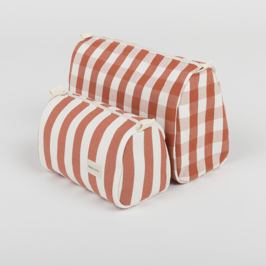 Set Neceser - Red + Off White